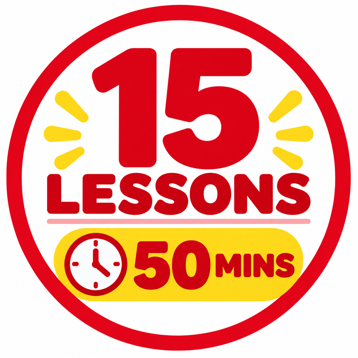 15 lessons / 50 minutes