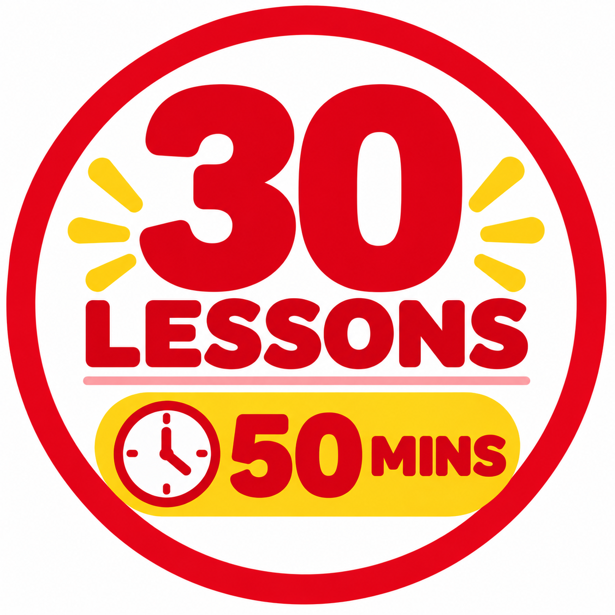 30 lessons / 50 minutes