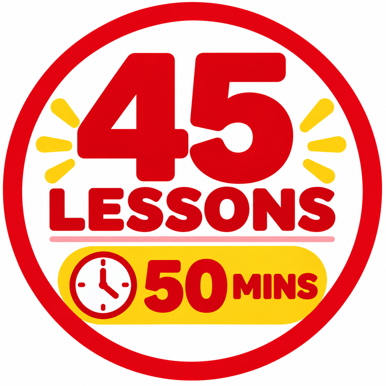 45 lessons / 50 minutes