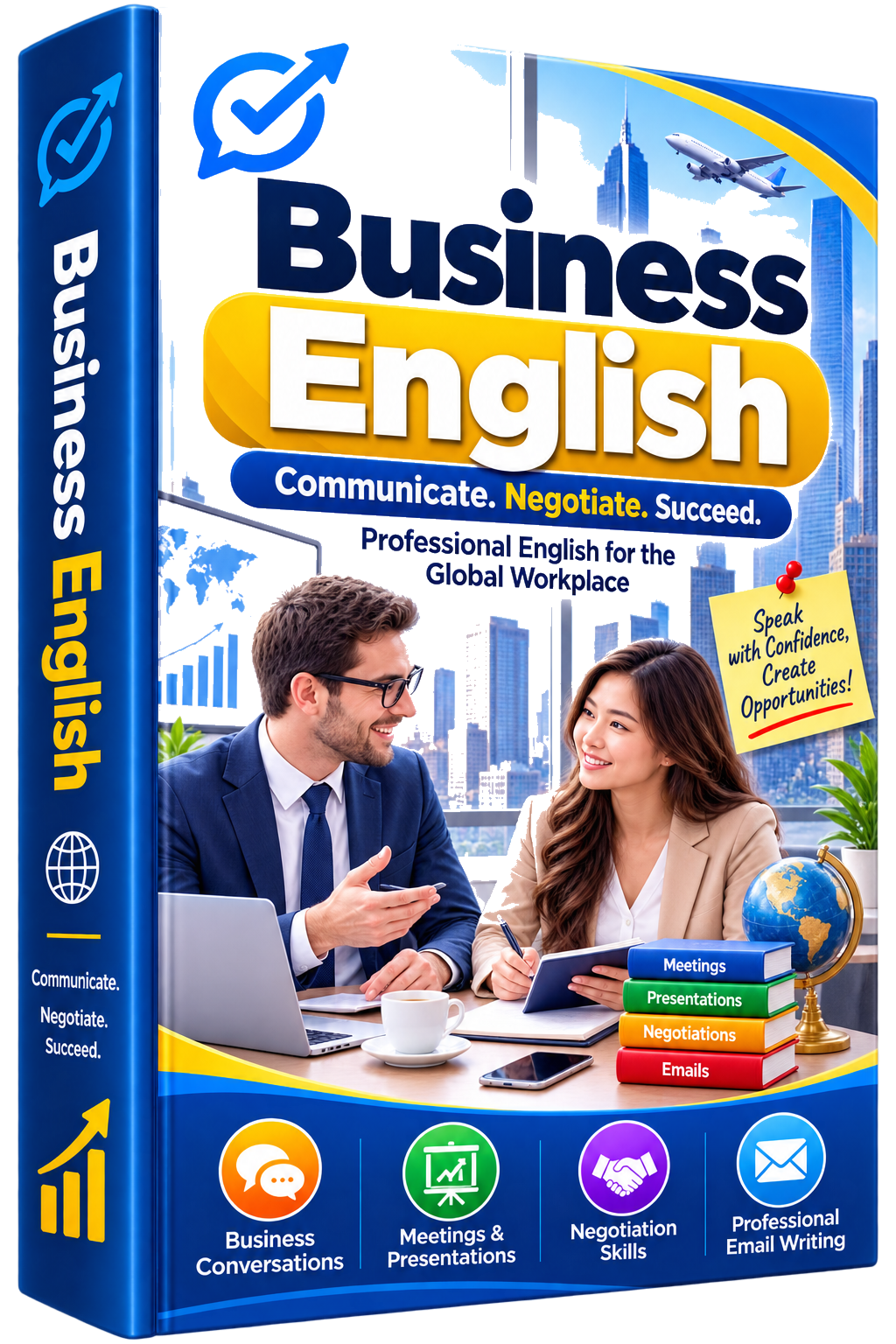 Business English course book cover