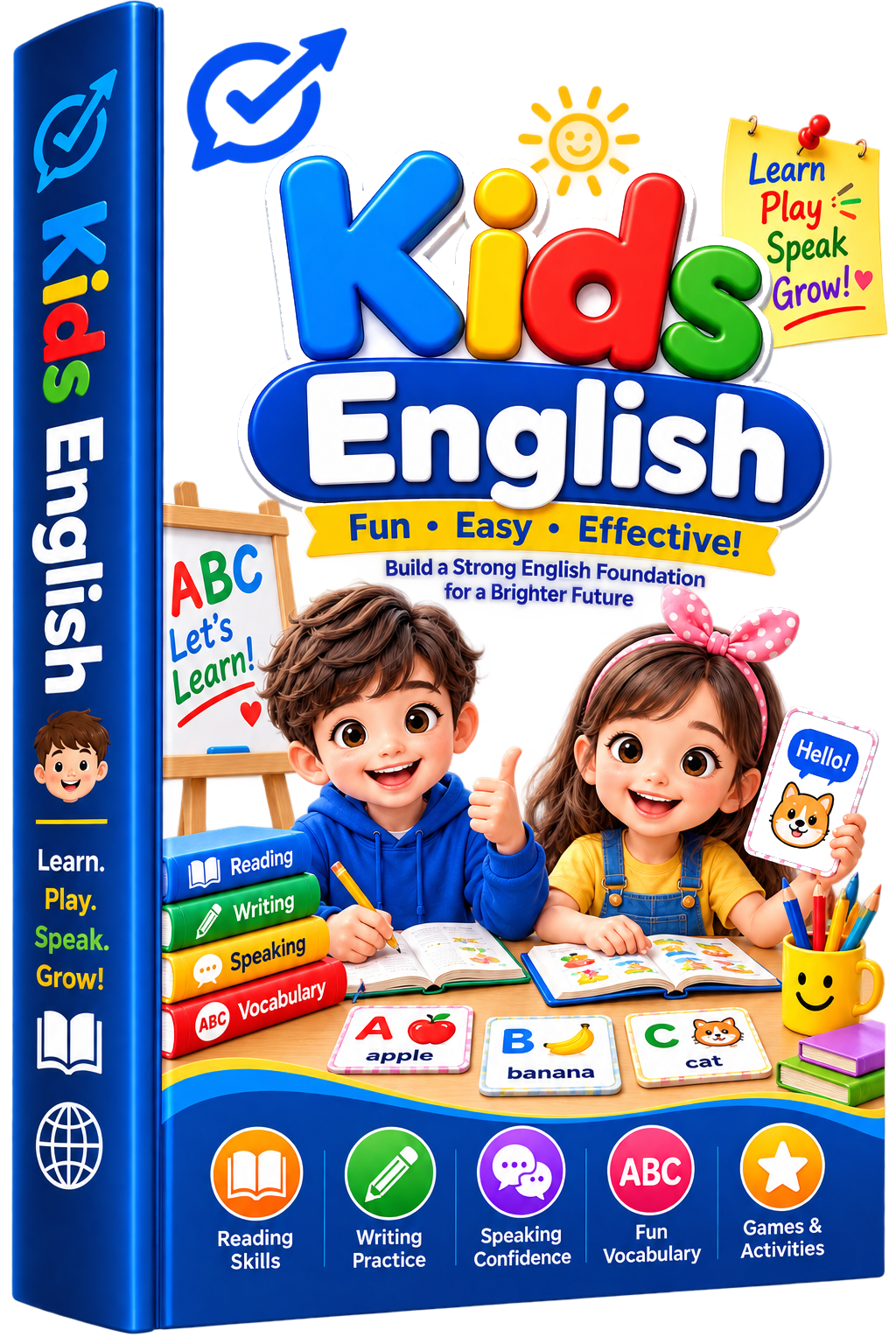 Kids English course book cover